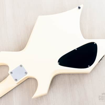 1985 B.C. Rich Warlock Bass NJ Series White Nikki Sixx w/ Active Preamp, Japan image 15