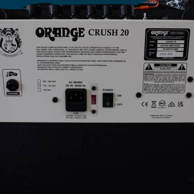 Orange Crush 20RT 2-Channel 20-Watt 1x8" Guitar Combo 2015 - Present - Black image 2