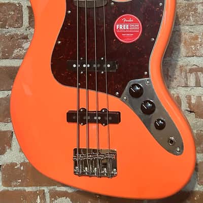 NEW Squier Classic Vibe '60s Jazz Bass - Tahitian Coral, Amazing Color! Ships Fast With A Pro Set Up! image 1