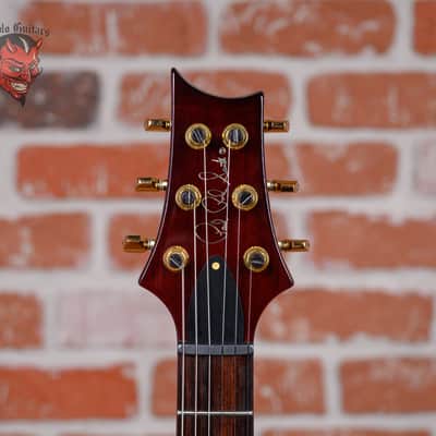 PRS Custom 22 Semi-Hollow Quilted Maple 10 Top Smoked Amber 2010 w/OHSC image 9