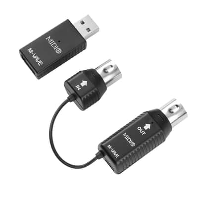 New M-VAVE Wireless MIDI Adapter USB MIDI Interface Bluetooth Adapter Plug and Play image 1