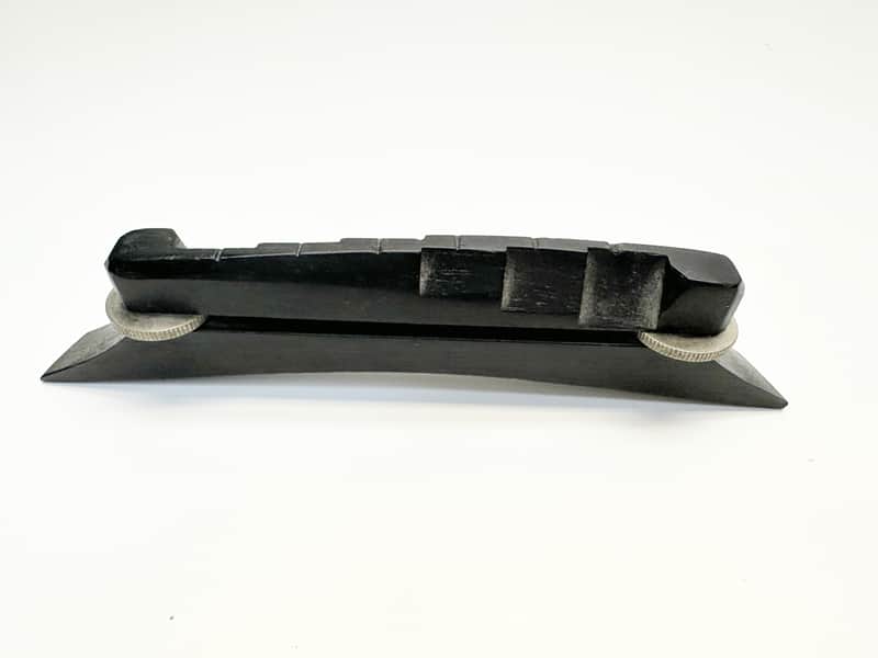 Vintage Rosewood Archtop Bridge Nickel Posts Martin Gibson Gretsch Epiphone? image 1