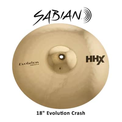Sabian 18-Inch HHX Evolution Crash Brilliant Cymbal image 2