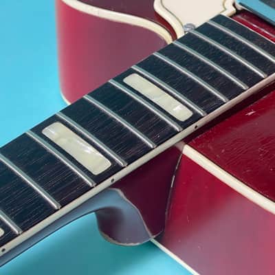 Silvertone 1425 Aristocrat 1955 - cherry sunburst 100% OG image 20