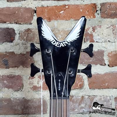 Dean Flying V Bass w/ RARE Buzzsaw Inlays (2000s) image 5