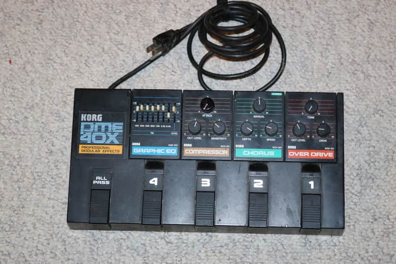Vintage Korg PME40X Effects Unit Pedal Board image 1