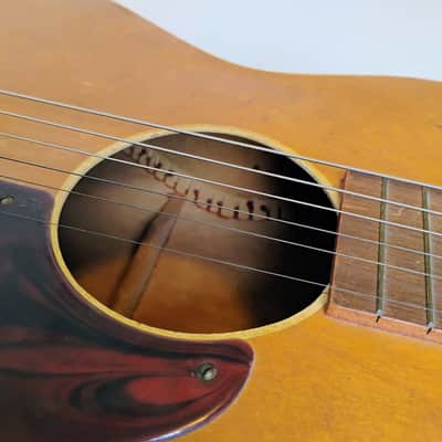 Harmony H927 "Stella" Parlor Tailpiece Guitar - 1960s - Natural - AS-IS image 21