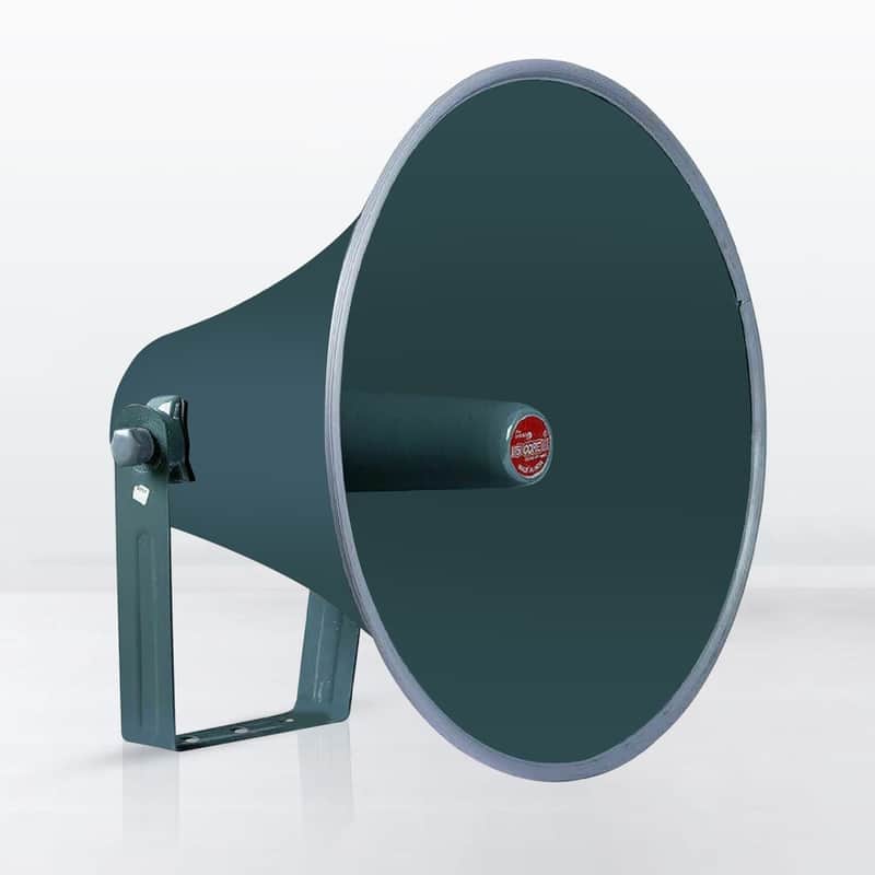 5 Core Outdoor PA Paging Horn Loud Speaker 16 Inch PA Speaker Weatherproof with mounting Bracket - RH 16-16" Short Throw Aluminum Horn image 1