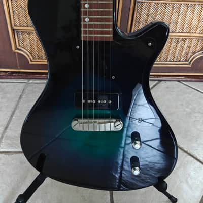 Thomas Rodriguez Custom Sunburst 2000s - Black with Blue sunburst image 6