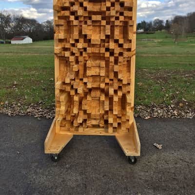 Custom Made Diffuser QRD Gobo Recording Studio Acoustics Diffusion image 1