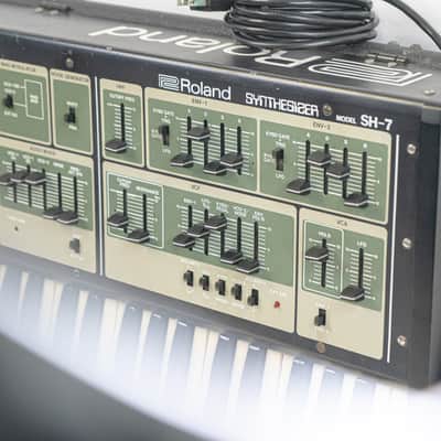 1978 Roland SH-7 44-Key Duophonic Analog Synthesizer with Manual image 8