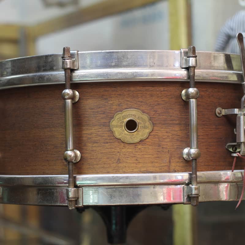 1930’s Slingerland Tone Flange Natural Mahogany