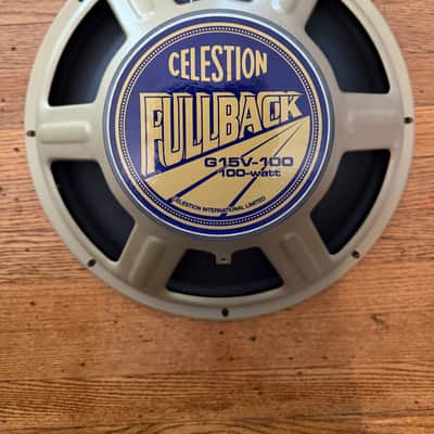 Celestion G15V-100 Fullback 15" 100-Watt 16ohm Guitar Amp Speaker 2020s - Gold image 1