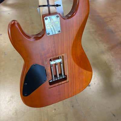 Squier Deluxe Series Stain Trans Fat Stratocaster 2005 - 2006 - Walnut Satin image 3