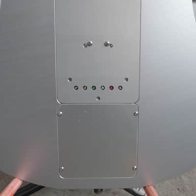 Obstructures 0.750 2016 clear solid aluminum guitar image 15