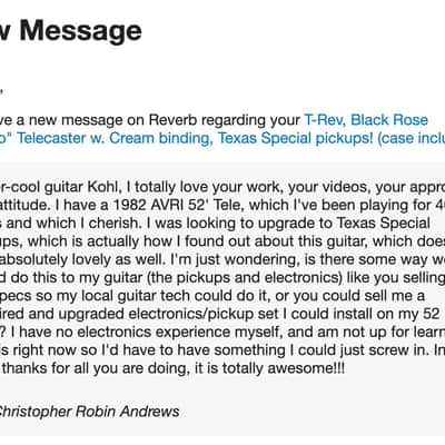 Fender Professional II competitor; The Telecaster Revolution T-Rev #10008, 2026 image 16