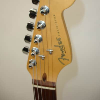 1999 Fender American Standard Stratocaster Electric Guitar, Roswewood Fingerboard, Black image 10
