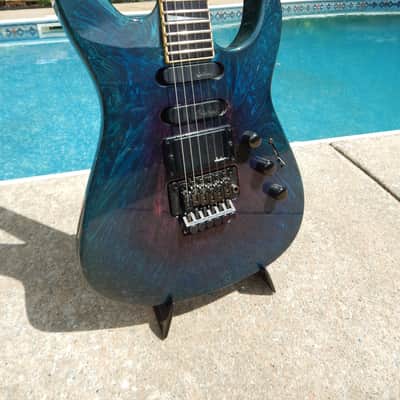 Jackson Soloist SL1 1990 Eerie Dess Swirl OHSC image 5