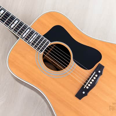 1978 Guild D-55 Vintage Dreadnought Acoustic Guitar, Near-Mint w/ Case, Westerly RI image 9