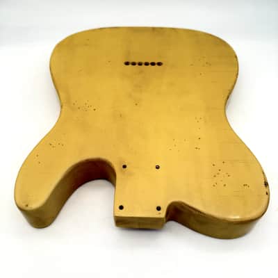 MJT Telecaster Body Lefty Relic Alder Nitro Butterscotch Light mjt6655 image 6