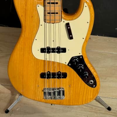 Fender Jazz Bass 1973 - beautiful Natural Ash finish w/a 4-Bolt Black/Bound Maple Neck ! image 1