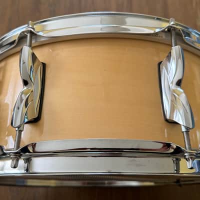 Premier APK 14" x 5.5" Snare Drum Natural Birch Made in England Free Shipping image 3