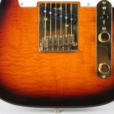 1996 Fender American Vintage '52 Telecaster ~NEAR MINT~ Tiger Flame Top AVRI 50th Anniversary w/Case Candy 1990s USA image 11