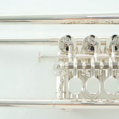 Yamaha Model YTR-938FFMS Custom Bb Rotary Trumpet SN 0086 SUPERB image 5