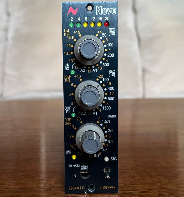 AMS Neve 2264ALB 500 Series Compressor / Limiter Module 2010s - Blue image 1