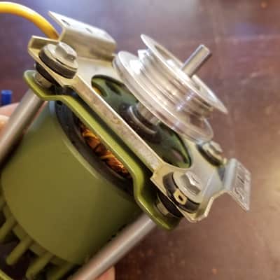 Tandberg Papst Model 6 Synchronous Motor and Jensen paper capacitor  HSZ 32.50-4-440D 1959-1961 - Green image 4