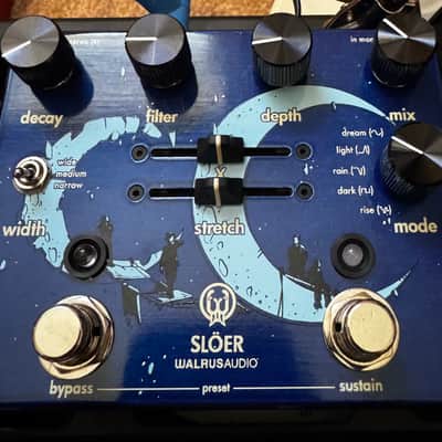 Walrus Audio Slöer Stereo Multi-Texture Reverb 2023 - Present - Lollipop Blue image 1
