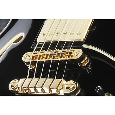 Ibanez Artcore AF75G Hollow Body Electric Guitar - Black Flat image 5