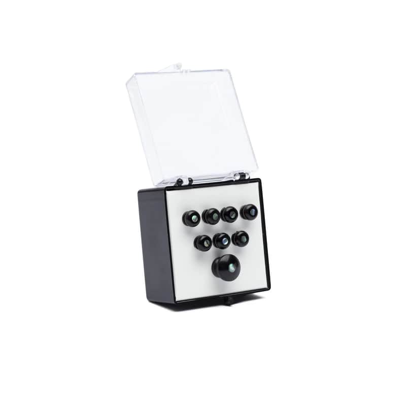Martin Bridge & End Pin Set - Ebony w/Pearl Inlay image 1