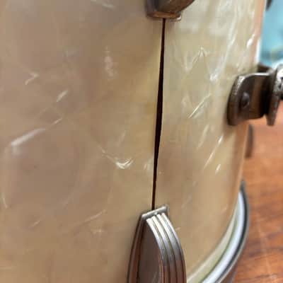 WFL Ludwig 9”x13” Rack Tom 1948-1952 - White Marine Pearl WMP image 5