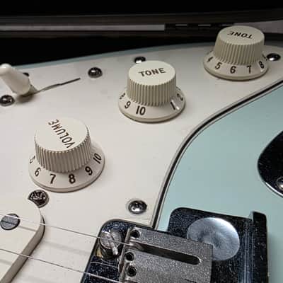 2001 Fender American Stratocaster BRAND NEW TIME CAPSULE Daphne Sonic Blue Custom Color FSR Special Limited Edition Run USA Standard Strat Electric Guitar NEVER PLAYED CASE QUEEN image 6