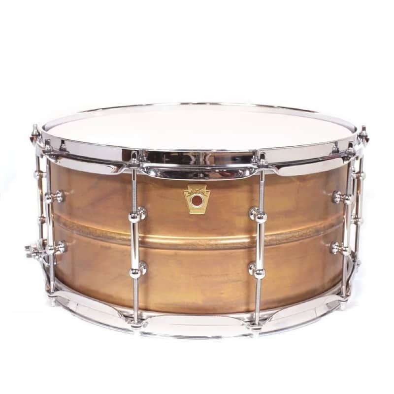 Ludwig Copper Phonic Smooth Snare Drum 14 x 6.5 in. Raw Smooth Finish with Tube Lugs (LC663T) image 1