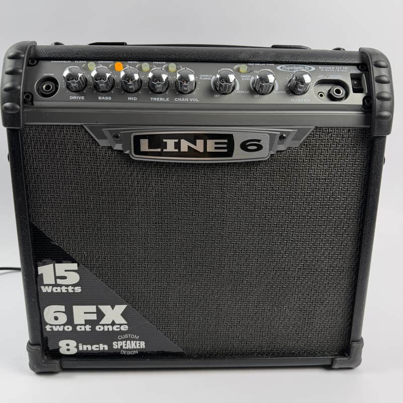 Line 6 Spider IV 15 15-Watt 1x8" Digital Modeling Guitar Practice Amp 2009 - 2016 - Black image 1