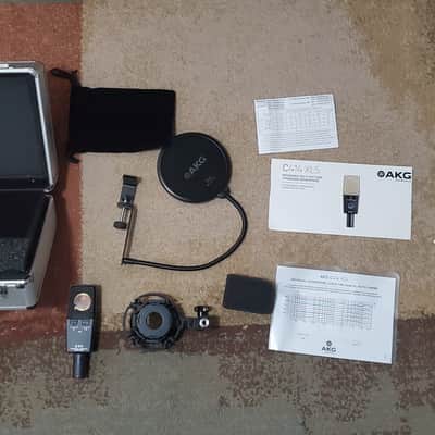 AKG C414 XLS Large Diaphragm Multipattern Condenser Microphone 2010s - Black image 3