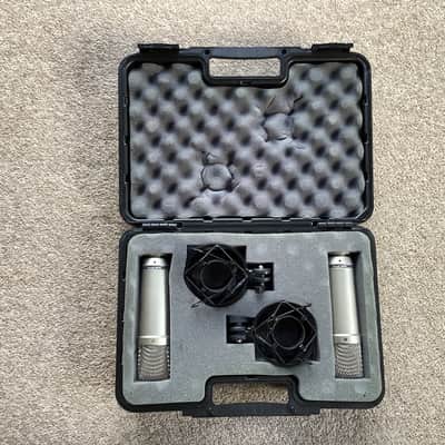 Matched Stereo Pair RODE NT1-A Large Diaphragm Cardioid Condenser Microphone In Case w/ Spiders - 2005
