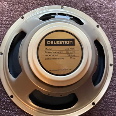 Celestion G12 Neo Creamback 12" 60-Watt 8ohm Guitar Amp Speaker 2020s - Cream image 1