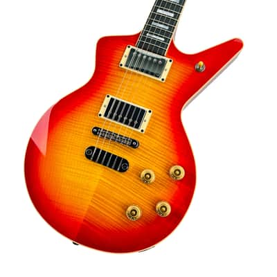 Dean USA Custom Shop Cadillac Flame Top - Trans Cherry Sunburst image 3