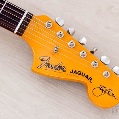 2023 Fender Johnny Marr Jaguar Offset Electric Guitar Olympic White w/ Case, Hangtags image 4