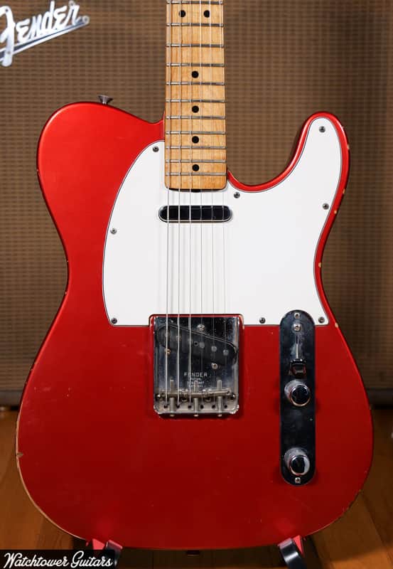 1966 Fender Telecaster Maple Cap Candy Apple Red