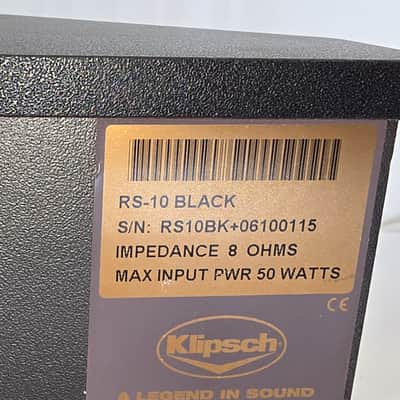 Klipsch RS-10 - Reference Series Speaker - Black image 5