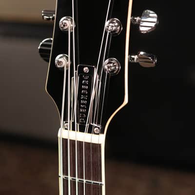 Duesenberg Paloma Baritone Electric Guitar - Black Sparkle with Gig Bag image 6