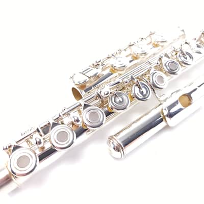 Refurbished Di Zhao 700 (801 Silver Pre-Pro Step Up Flute B Foot Open Hole image 6