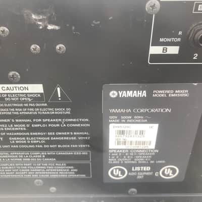 Yamaha EMX512SC Powered Mixer-500W + 500W stereo output with 12-channel mic/line mixing. Sale Benefits Music Education Nonprofit! image 3