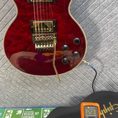 Epiphone Alex Lifeson Les Paul Custom Axcess Ruby SkunkWerx Premier Collection image 17