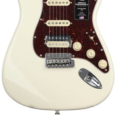 Fender American Professional II Stratocaster HSS - Olympic White with Rosewood Fingerboard image 2