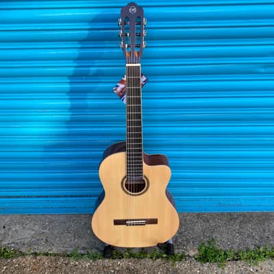Tanglewood EM DC6 Electro Classical Guitar With Cutaway image 1
